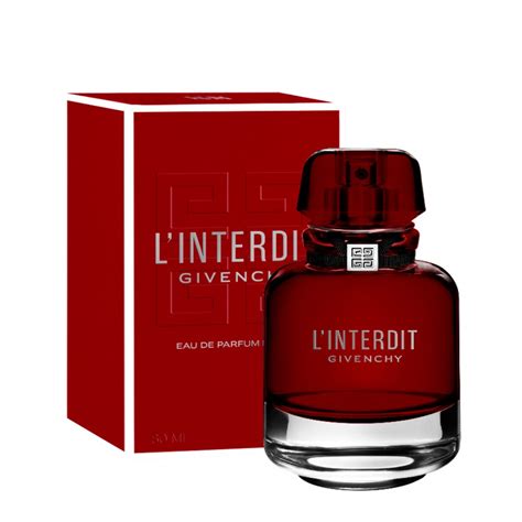 givenchy l'interdit eau de parfum 80ml spray|givenchy l'interdit 80ml best price.